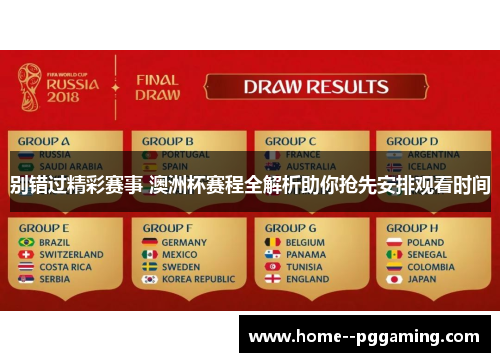 别错过精彩赛事 澳洲杯赛程全解析助你抢先安排观看时间 别错过精彩赛事 澳洲杯赛程全解析助你抢先安排观看时间