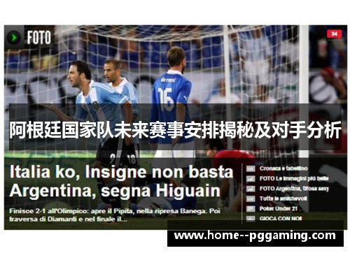 阿根廷国家队未来赛事安排揭秘及对手分析