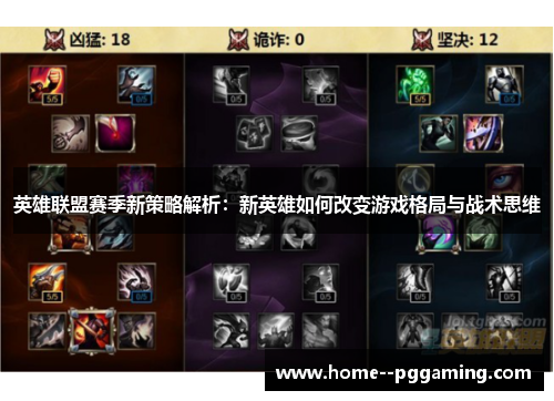 英雄联盟赛季新策略解析：新英雄如何改变游戏格局与战术思维